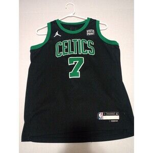 Jaylen Brown Boston Celtics Youth Large 14-16 Statement Jersey Black Jumpman